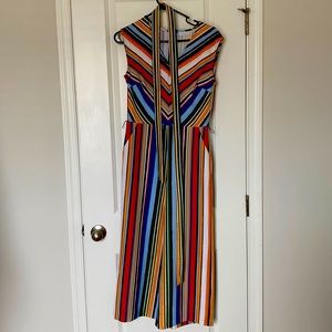 Multi color New York and Company Jumpsuit with pockets, XS